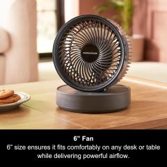Morphy Richards 820001 AIR FLEX 6" Portable Oscillating USB Fan