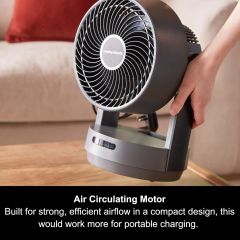 Morphy Richards 820002 Cooling Desk Fan - Grey