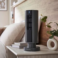 Morphy Richards 820251 14" Tower Fan with Built-In Device Charger
