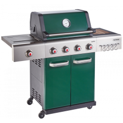 Outback OUT370765 GREEN JUPITER HYBRID 4 Burner Barbeque