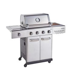 Outback OUT370767 S/STEEL JUPITER HYBRID 4 Burner Barbeque