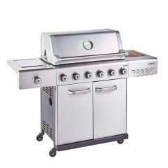 Outback OUT370768 S/STEEL JUPITER HYBRID 6 Burner Barbeque