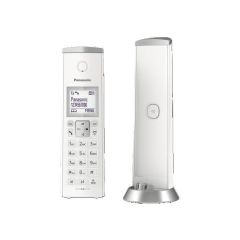 Panasonic KXTGK220EW Single Handset Digital Cordless Phone with Answering System 