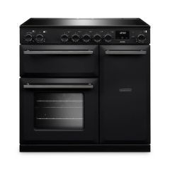 Rangemaster AURA90EIP/19284 90cm Induction Range Cooker - Black - Onyx
