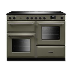 Rangemaster AURO110EI/19321 110cm Induction Range Cooker - River Bed with Onyx trim