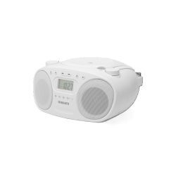 Roberts Radio ZOOMBOXFMW FM/AM Radio With CD Player - White