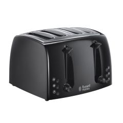 Russell Hobbs 21651 Textures Black 4 Slice Toaster
