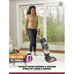 Shark EX220UK CarpetXpert HairPro Pet Deep Carpet Cleaner - Grey/Burgundy