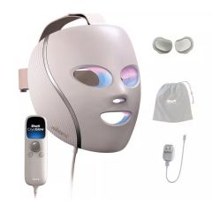 Shark FW312UKPK CryoGlow Under-Eye Cooling + LED Anti-Ageing & Blemish Repair Mask - Spa Pink