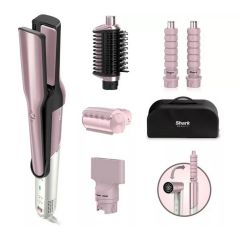 Shark HD6051SUKPK Glam Sleek Straight Waves & Curls Multi Styler - Pink