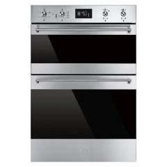 Smeg DOSF6390X 59.7cm Built In Electric Double Oven - Stainless Steel