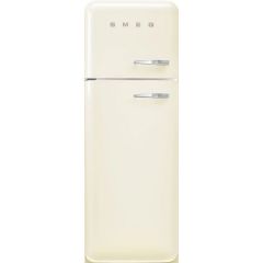 Smeg FAB30LCR6UK 60cm 75/25 Fridge Freezer - Cream