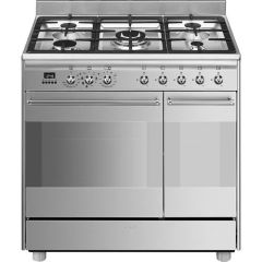 Smeg SCB92MX8 90cm Concert Dual Fuel Range Cooker