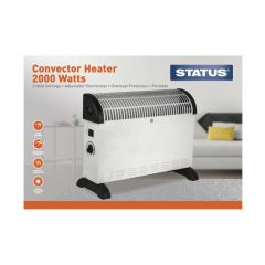 STATUS CONH-2000W1PKB 2000W Convector Heater