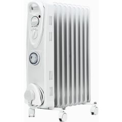 STATUS 9 Fin 2000W Oil Filled Radiator with Timer
