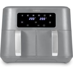 Tower T17137CGRY Vortx 8.5L Dual Basket Air Fryer
