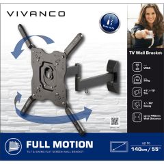 Vivanco 37980 BFMO 6040 Full Motion TV Wallmount 55'