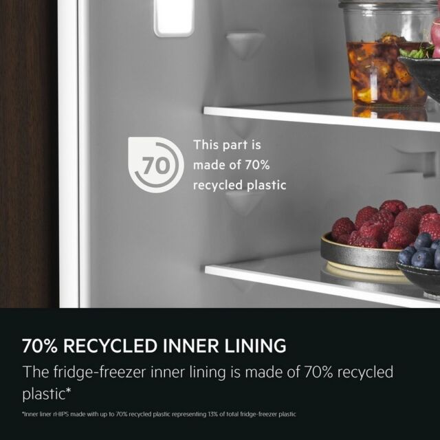 AEG NSC7N18ZES 54.6cm 70/30 Built In Frost Free Fridge Freezer