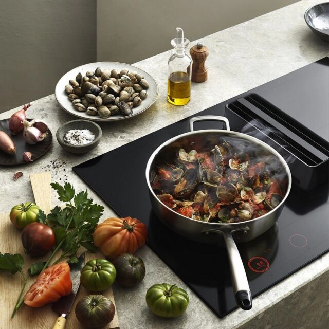 ASKO HIHD854MM 90cm 4 Zone Hood-in hob, Celsius Induction - Black