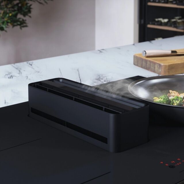 ASKO HIHD854MM 90cm 4 Zone Hood-in hob, Celsius Induction - Black