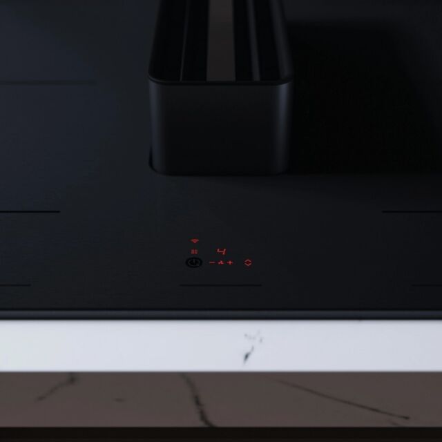 ASKO HIHD854MM 90cm 4 Zone Hood-in hob, Celsius Induction - Black