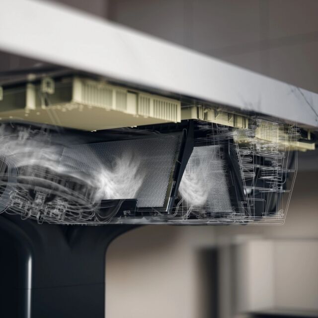 ASKO HIHD854MM 90cm 4 Zone Hood-in hob, Celsius Induction - Black