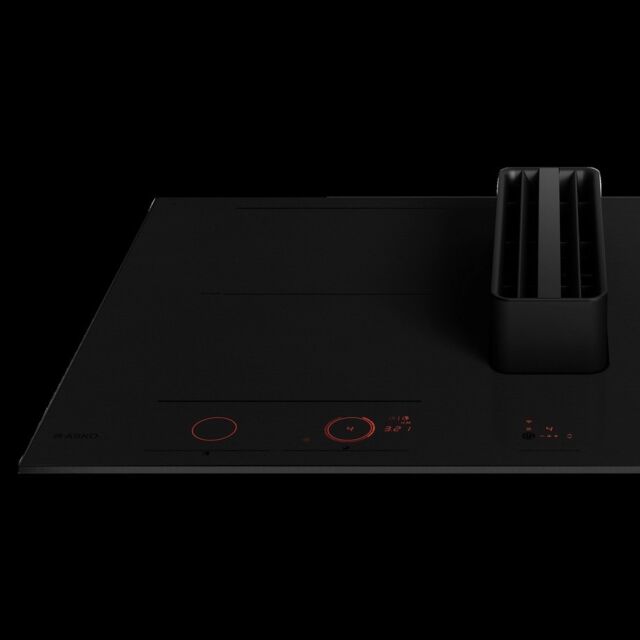 ASKO HIHD854MM 90cm 4 Zone Hood-in hob, Celsius Induction - Black