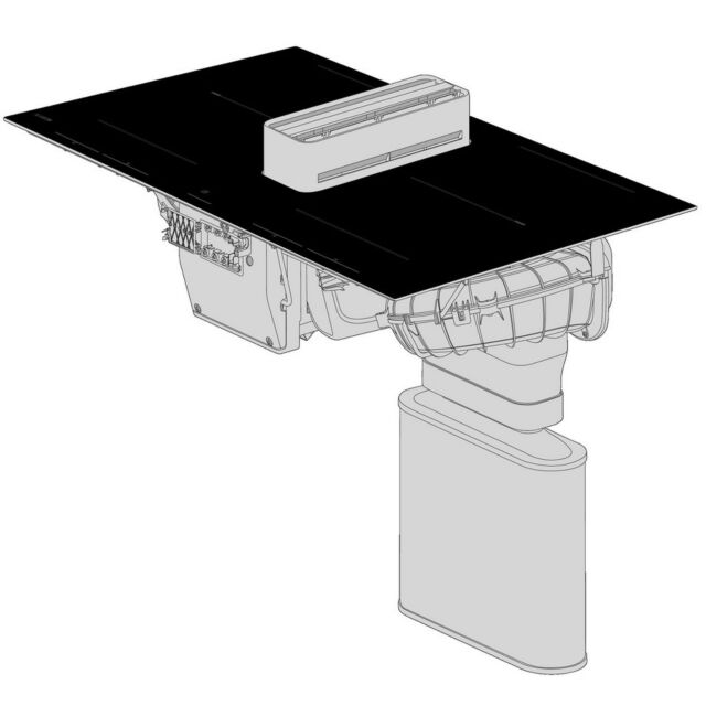 ASKO HIHD854MM 90cm 4 Zone Hood-in hob, Celsius Induction - Black