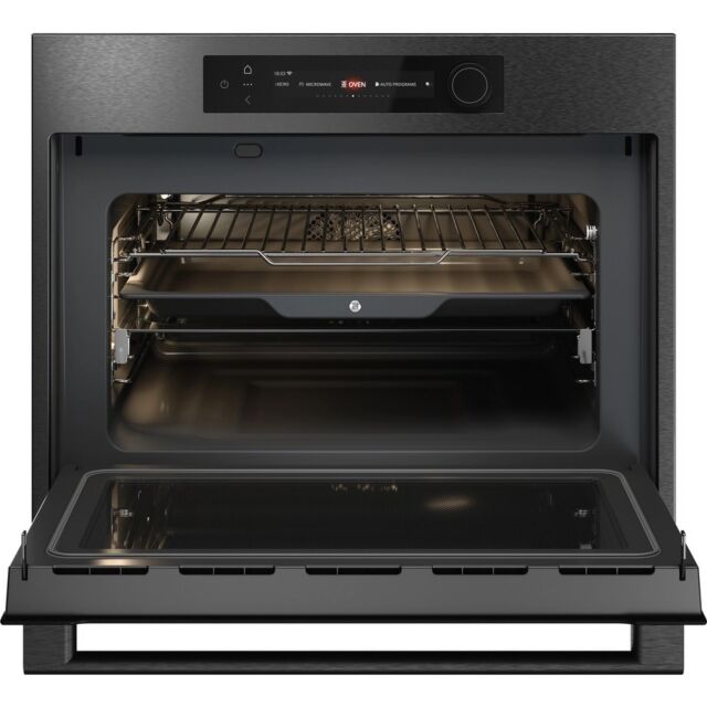 ASKO OCM64BSH 45cm Built In Combi Oven with Microwave - Black Steel