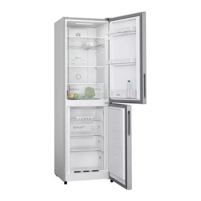 Bosch KGN27NLEAG 55cm Frost Free Fridge Freezer - Silver