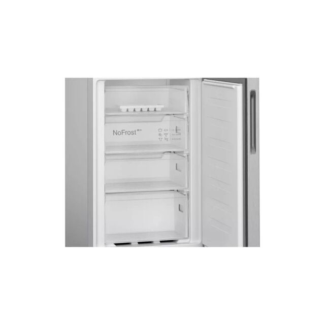 Bosch KGN27NLEAG 55cm Frost Free Fridge Freezer - Silver