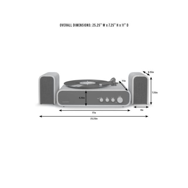Crosley CR6035A-NA4 Gig Turntable