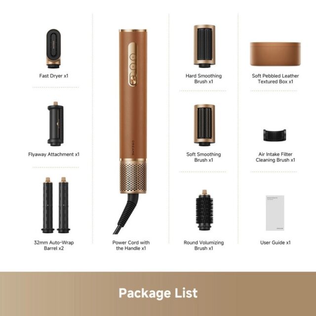 Dreame AMF18A Airstyle Pro Gold Hair Styler - Black / Rose Gold