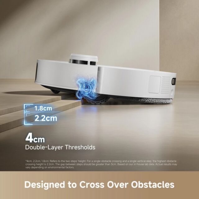 Dreame RLL88HE_WH , L50s Pro Ultra Smart Vacuum & Mop - White