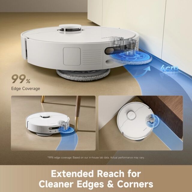 Dreame RTD31TE_WH , D30 Ultra Smart Vacuum & Mop - White