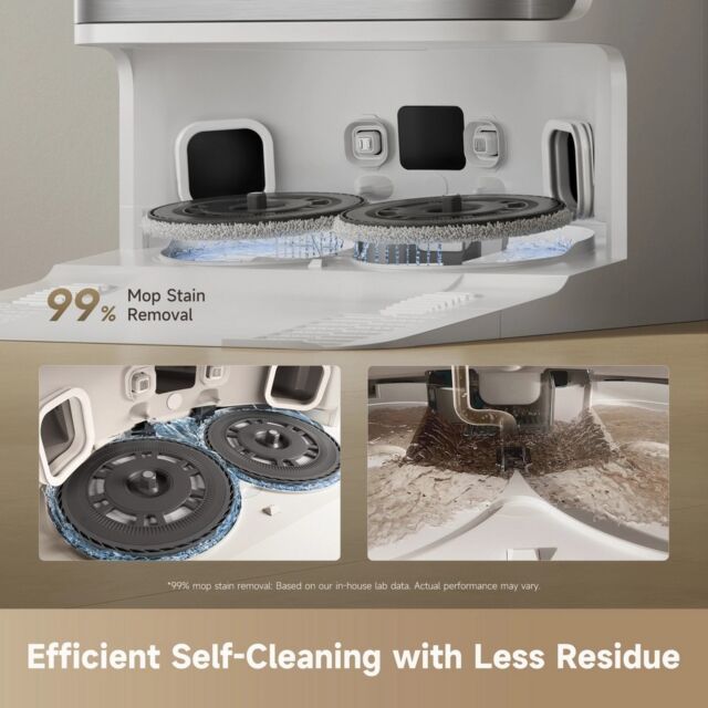 Dreame RTD31TE_WH , D30 Ultra Smart Vacuum & Mop - White