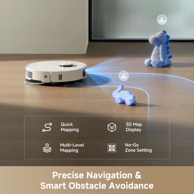 Dreame RTD31TE_WH , D30 Ultra Smart Vacuum & Mop - White