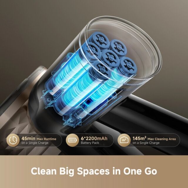 Dreame VRV80A , R10s Lite Cordless Stick Vacuum - Black