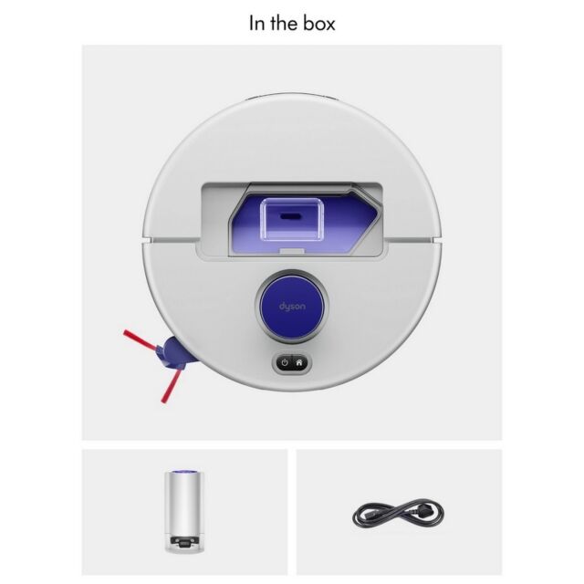 Dyson R1 Nurovi Dry - Robot Vacuum - Silver & Vinca Blue