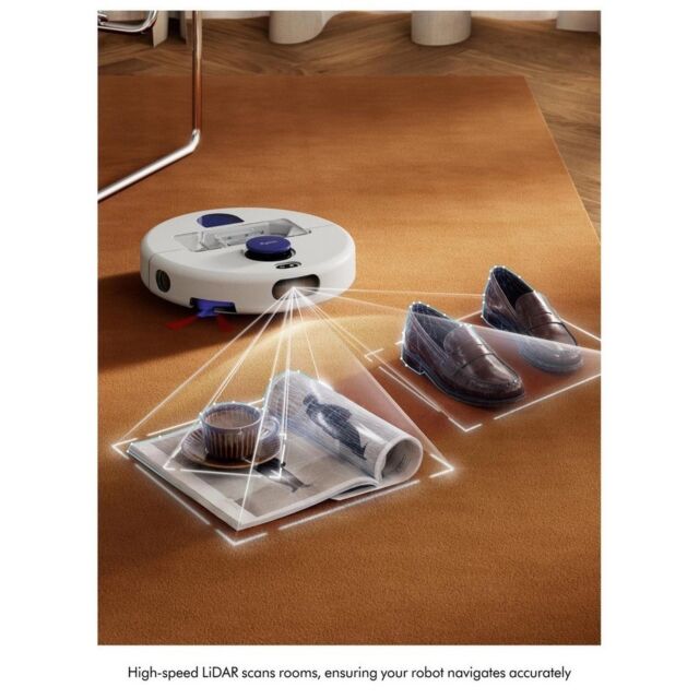 Dyson R2 Nurovi Wash+Dry Robot Vacuum - Silver & Vinca Blue
