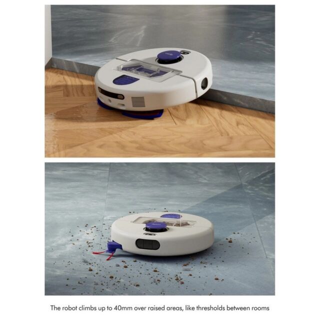 Dyson R2 Nurovi Wash+Dry Robot Vacuum - Silver & Vinca Blue
