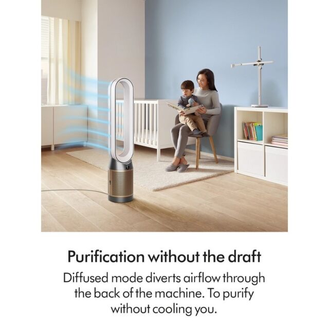 Dyson TP12 (544535-01) Purifier Fan - White/Gold