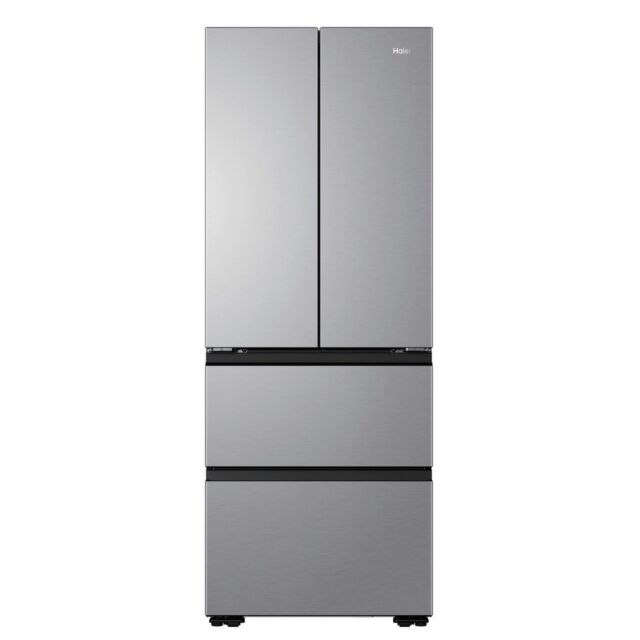Haier HFKR5718DNMM 60/40 Total No Frost Multi-door Fridge Freezer - Inox