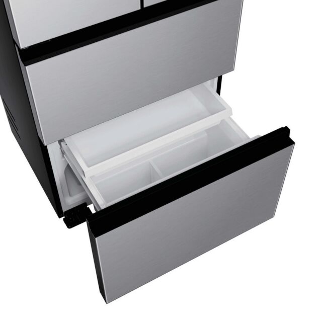 Haier HFKR5718DNMM 60/40 Total No Frost Multi-door Fridge Freezer - Inox