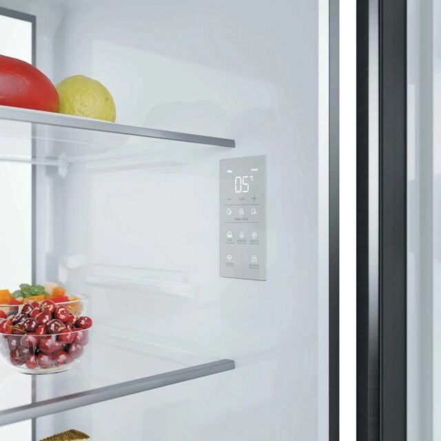 Haier HFKR5718DNMM 60/40 Total No Frost Multi-door Fridge Freezer - Inox