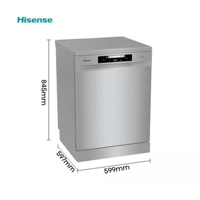 Hisense HS642D90XUK Dishwasher - Stainless Steel - 14 Place Settings