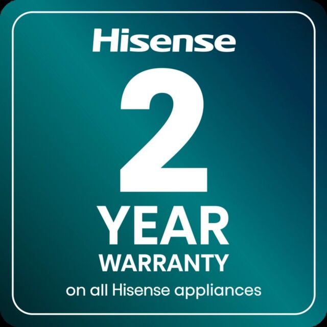 Hisense WF3S1043BB3 10.5kg 1400 Spin Steam Washing Machine - Black