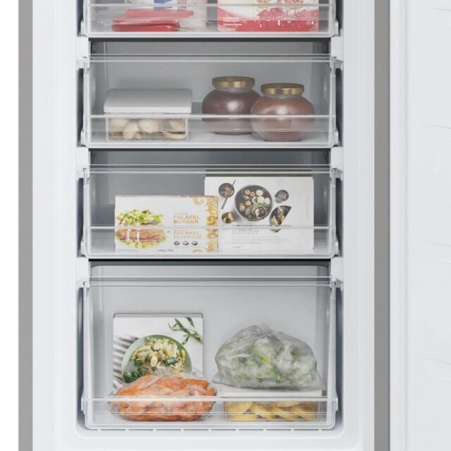 Hoover HVT3CLECKIHS-1 H300 54.5cm 50/50 Low Frost Fridge Freezer - Silver