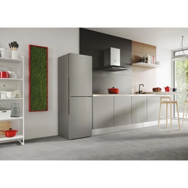 Hoover HVT3CLECKIHS-1 H300 54.5cm 50/50 Low Frost Fridge Freezer - Silver