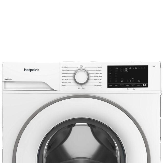 Hotpoint HEV841WUK 8kg 1400 Spin Washing Machine - White